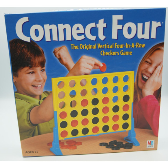 Connect Four Vintage MB Games Edition – Vertical Checkers Game –Used Comple 1981 - Picture 1 of 2